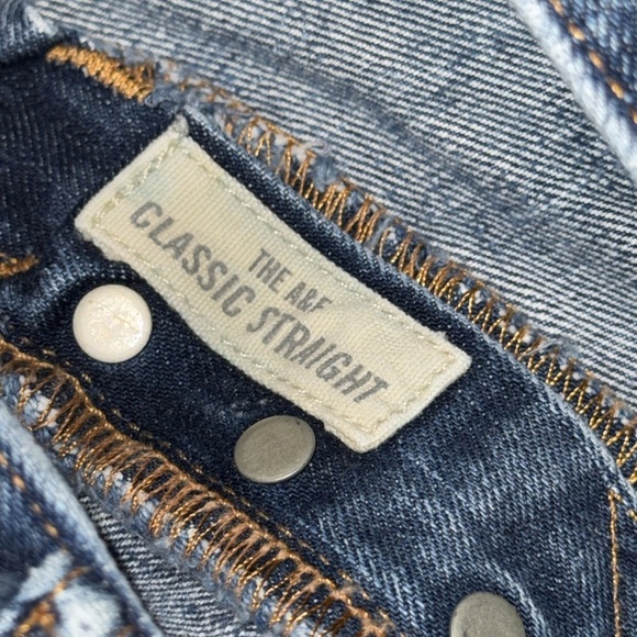 Abercrombie & Fitch the A&F Classic straight denim jean men 32x32 100% cotton - Picture 8 of 14
